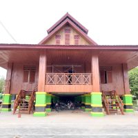 Rumah Adat 'Banthayo Poboide' resmi rampung dipenghujung tahun 2021-2022. Kelak simbol budaya daerah ini akan dipergunakan ditahun 2022 ini dalam kegiatan kegiatan adat. (Foto:dok)