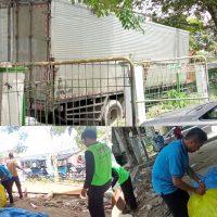 Tampak pengepakan sampah medis B3 RS. Dunda yang kemudian siap diangkut melalui mobil truck besar, untuk selanjutnya dibawa oleh pihak ke tiga ke Tangerang. (Foto:dok)