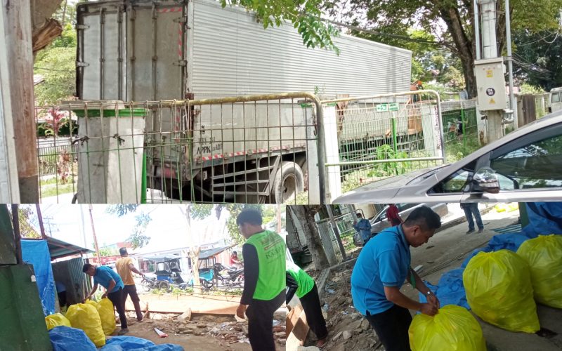 Tampak pengepakan sampah medis B3 RS. Dunda yang kemudian siap diangkut melalui mobil truck besar, untuk selanjutnya dibawa oleh pihak ke tiga ke Tangerang. (Foto:dok)